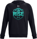 Under Armour Rival Fleece Hoodie - UA Rise Girls Session l 2026(Turquoise Text)