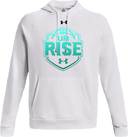 Under Armour Rival Fleece Hoodie - UA Rise Girls Session l 2026(Turquoise Text)