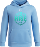 Under Armour Team Icon Fleece Hoodie - UA Rise Girls Session l 2026(Turquoise Text)