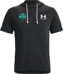 Under Armour Rival Terry Short-sleeve Hoodie - UA Rise Girls Session l 2026(Turquoise Text)