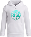 Under Armour Team Icon Fleece Hoodie - UA Rise Girls Session l 2026(Turquoise Text)