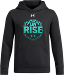 Under Armour Team Icon Fleece Hoodie - UA Rise Girls Session l 2026(Turquoise Text)