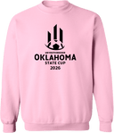 Crew Sweatshirt - USYS OK State Cup 2026(Full Black)