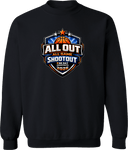 Crew Sweatshirt - All Out, All Game Shootout 2026 (orange and blue)