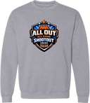 Crew Sweatshirt - All Out, All Game Shootout 2026 (orange and blue)