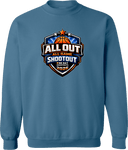 Crew Sweatshirt - All Out, All Game Shootout 2026 (orange and blue)