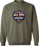 Crew Sweatshirt - All Out, All Game Shootout 2026 (orange and blue)