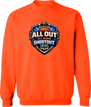 Crew Sweatshirt - All Out, All Game Shootout 2026 (orange and blue)