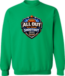 Crew Sweatshirt - All Out, All Game Shootout 2026 (orange and blue)