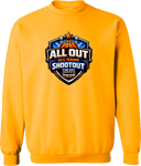 Crew Sweatshirt - All Out, All Game Shootout 2026 (orange and blue)