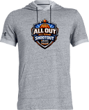 Under Armour Stadium Short Sleeve Hoodie - All Out, All Game Shootout 2026 (orange and blue)