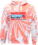 Tie-Dye Hoodies - Chicago Cup 2026 (Dark Logo)