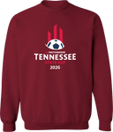 Crew Sweatshirt - USYS TN State Cup (w2/2) 2026 (White & Red)