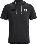 Under Armour Rival Terry Short-sleeve Hoodie - Zero Gravity - BASKETBALL black