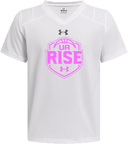 Under Armour Big Win Flag Jersey - UA Rise Girls Session l 2026 (Pink Text)