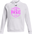 Under Armour Rival Fleece Hoodie - UA Rise Girls Session l 2026 (Pink Text)