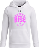 Under Armour Team Icon Fleece Hoodie - UA Rise Girls Session l 2026 (Pink Text)