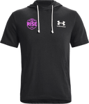 Under Armour Rival Terry Short-sleeve Hoodie - UA Rise Girls Session l 2026 (Pink Text)