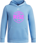 Under Armour Team Icon Fleece Hoodie - UA Rise Girls Session l 2026 (Pink Text)