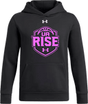 Under Armour Team Icon Fleece Hoodie - UA Rise Girls Session l 2026 (Pink Text)