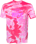 Under Armour Athletics Short Sleeve Tie-Dye - UA Rise Girls Session l 2026 (Pink Text)