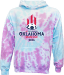 Tie-Dye Hoodies - USYS OK State Cup 2026 (Navy and Blue)