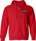 Full Zip Hoodies - AHF Showcase (October 23-25) (Red & Black)