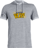 Under Armour Stadium Short Sleeve Hoodie - Academy New Year Blast 2027 (Dark)