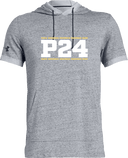 Under Armour Stadium Short Sleeve Hoodie - Power 24 Session I 2026 (Double Bordered Block Text)