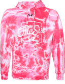 Under Armour Rival Fleece Hoodie Tie-Dye - UA The One Six 2026 (White)