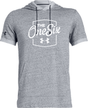 Under Armour Stadium Short Sleeve Hoodie - UA The One Six 2026 (White)