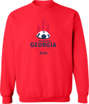 Crew Sweatshirt - USYS GA State Cup (w1/3) 2026 (Red & Blue)