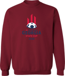 Crew Sweatshirt - USYS GA State Cup (w1/3) 2026 (Red & Blue)