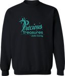 Crew Sweatshirt - Precious Treasures Invitational with Jade Carey (WI) 2027 (Turquoise)
