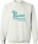 Crew Sweatshirt - Precious Treasures Invitational with Jade Carey (WI) 2027 (Turquoise)