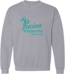 Crew Sweatshirt - Precious Treasures Invitational with Jade Carey (WI) 2027 (Turquoise)