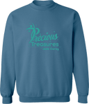 Crew Sweatshirt - Precious Treasures Invitational with Jade Carey (WI) 2027 (Turquoise)