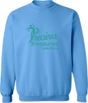 Crew Sweatshirt - Precious Treasures Invitational with Jade Carey (WI) 2027 (Turquoise)