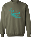 Crew Sweatshirt - Precious Treasures Invitational with Jade Carey (WI) 2027 (Turquoise)