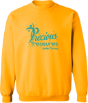 Crew Sweatshirt - Precious Treasures Invitational with Jade Carey (WI) 2027 (Turquoise)