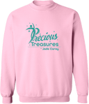 Crew Sweatshirt - Precious Treasures Invitational with Jade Carey (WI) 2027 (Turquoise)