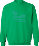 Crew Sweatshirt - Precious Treasures Invitational with Jade Carey (WI) 2027 (Turquoise)