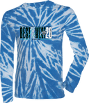Tie-Dye Long Sleeves - Best Of The West Showcase 2026 (Bold Stacked Text)
