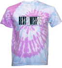 Tie-Dye Short Sleeves - Best Of The West Showcase 2026 (Bold Stacked Text)