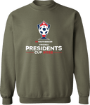 Crew Sweatshirt - USYS VA Presidents Cup Spring 2026 (White & Red)