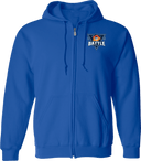 Full Zip Hoodies - PVSC Battle At The Beach 2026(Arched Navy Layout)