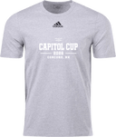 Adidas Cotton T-Shirt - Seacoast Capitol Cup Tournament 2026 (White Wordmark)