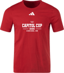 Adidas Cotton T-Shirt - Seacoast Capitol Cup Tournament 2026 (White Wordmark)