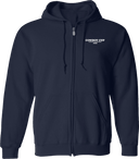 Full Zip Hoodies - Cowboy Cup Lacrosse Tournament 2026 (White)