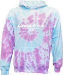 Tie-Dye Hoodies - Cowboy Cup Lacrosse Tournament 2026 (White)